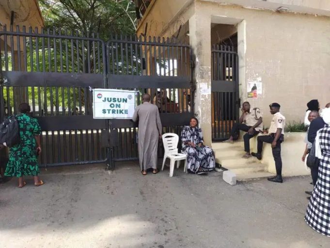 Federal High Court Abuja Shut Down as JUSUN Begins Indefinite Strike