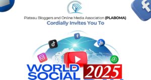 Join Us As We Celebrate World Social Media Day 2025 With The Plateau Bloggers And Online Media Association (PBOMA)! Join us as we celebrate World Social Media Day 2025 with the Plateau Bloggers and Online Media Association (PBOMA)!