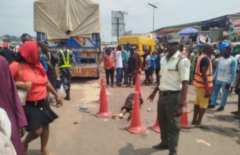 Truck crushes toddler, two others on Lagos-Abeokuta Expressway Truck crushes toddler.jpg