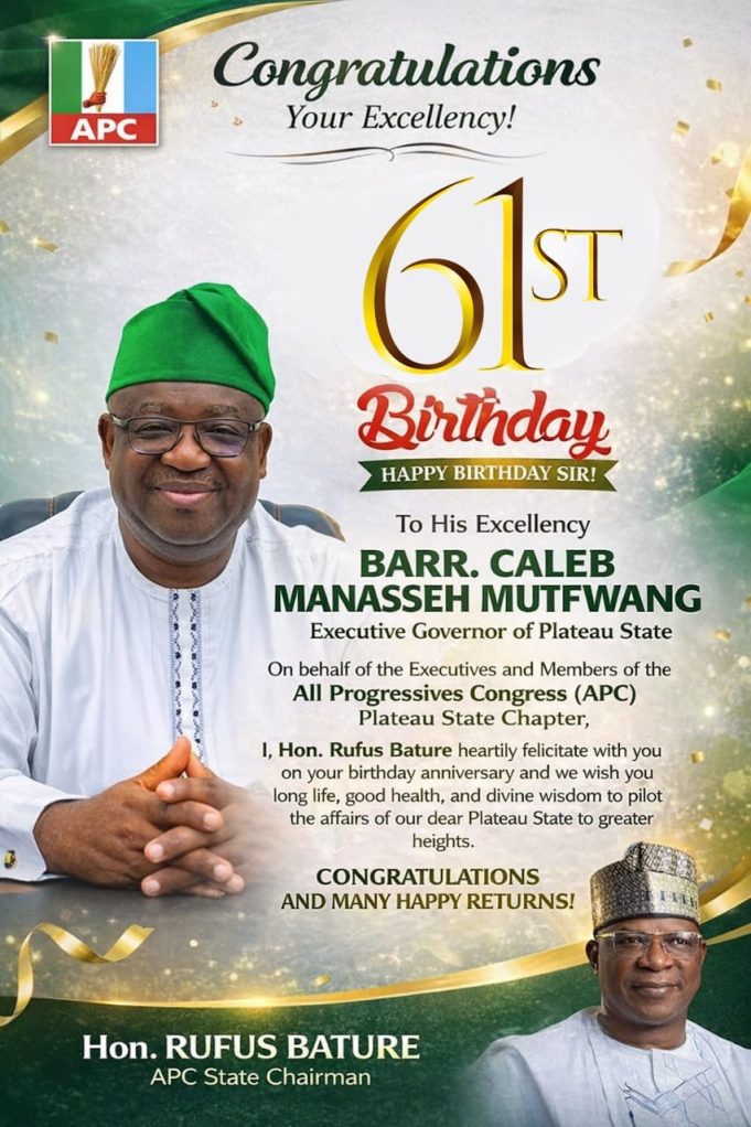 APC Plateau chapter celebrates Governor Mutfwang, prays for continued leadership at 61 D7fab319 47a7 43a0 8dc3 d56fbb1bea4e