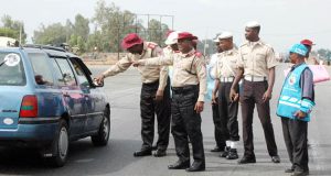 Ogun FRSC warn drivers against excessive speed during rainy season FRSC special marshal.jpg