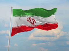 Strait of Hormuz forever ours Flag of Iran 1.jpg