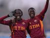 Babajide, Oladipo clinch Italian double with AS Roma Rinsola Babajide and Shukurat Oladipo.jpeg
