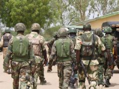 Troops arrests suspected cultist with weapons in Cross River Troops.jpeg