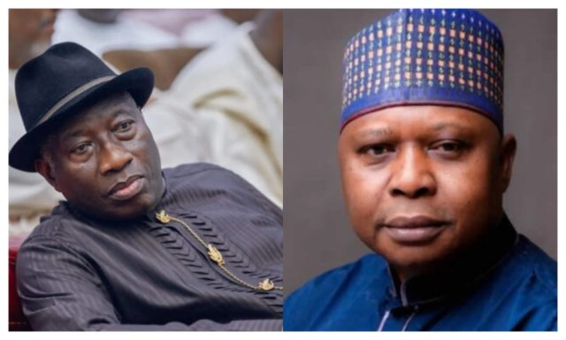 Turaki led PDP faction in closed door meeting with Goodluck Jonathan.jpg