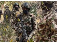 Troops nab 3 suspected collaborators, logistics suppliers to kidnappers, 9 others in Edo Troops.jpg