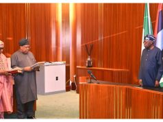 Tinubu swears in new Ministers for Power, Foreign Affairs Tinubu swears in new Ministers for Power Foreign Affairs.jpg