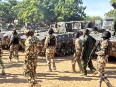 Troops arrest suspected kidnappers, recover AK-47 rifles in Borno Troops 1.jpg