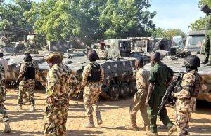 Troops arrest suspected kidnappers, recover AK-47 rifles in Borno Troops 1.jpg
