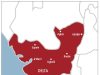 Married woman reported kidnapped found with lover in Delta hotel Delta state nigeria map.jpg
