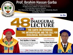 ATBU Holds 48th Inaugural Lecture, Calls for Urgent Ecological Restoration to Save the Earth IMG 20260730 WA0002.jpg