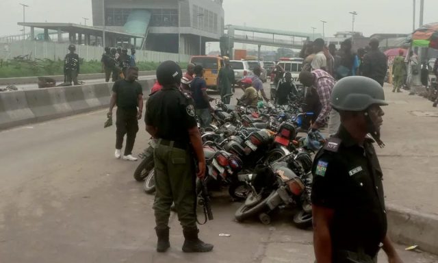 Lagos Task Force impounds 309 motorcycles.jpg