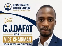 Comrade Chindo Julius Dafat Seeks Rock Haven Youth Forum Vice Chairmanship IMG 20260731 WA0017 1.jpg