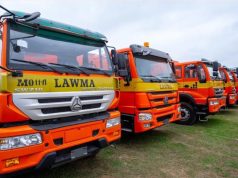 LAWMA arrests Lagos resident for allegedly dumping waste in drainage channel LAWMA.jpg