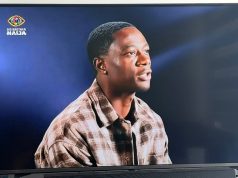 BBNaija S11 finale: Popular housemate, Tram evicted from show Tram.jpg